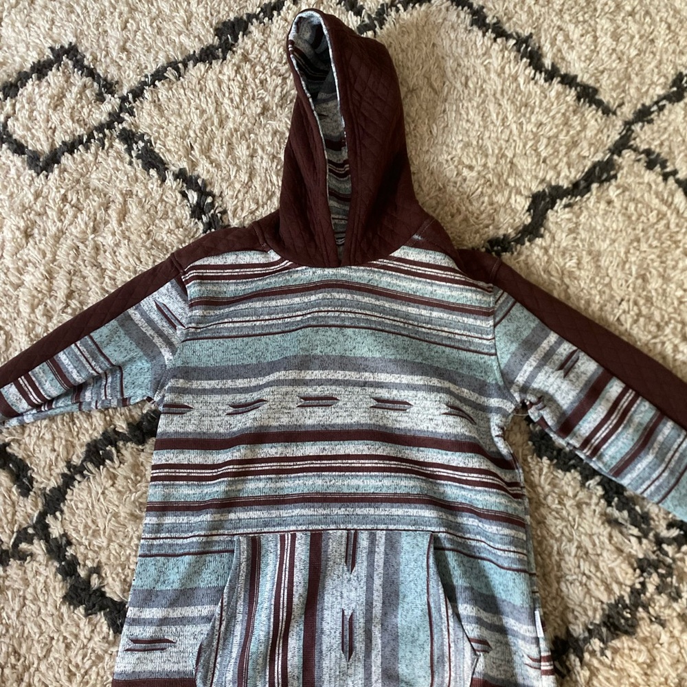 A buckle hoodie